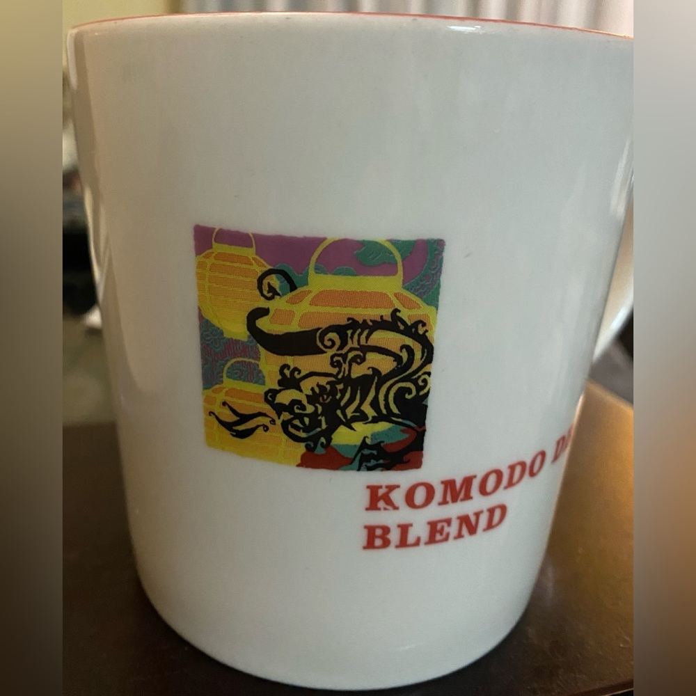 Starbucks Komodo Dragon Blend White Mug 2005 - Picture 2 of 7